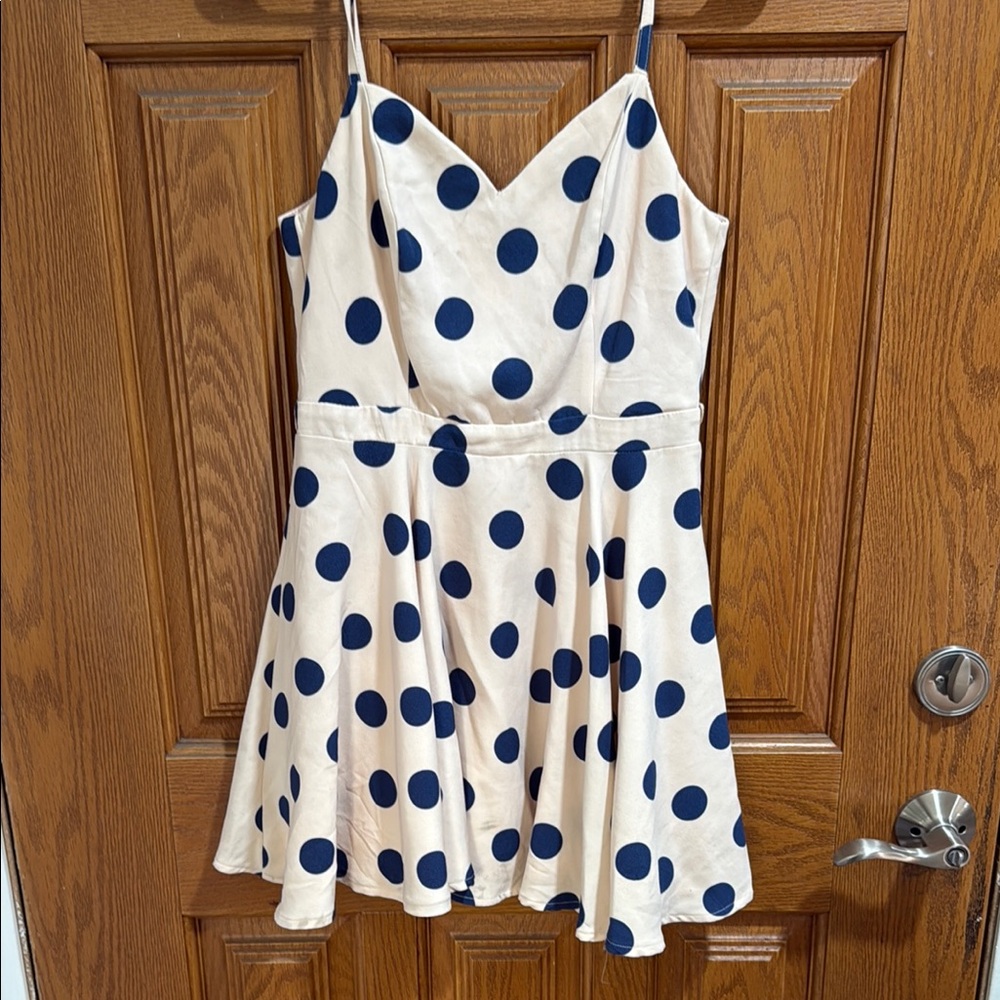 Polka Dot Spaghetti Strap Dress